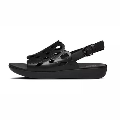 FitFlop Women Elodie Entwined Loops Back Strap Sandals Black